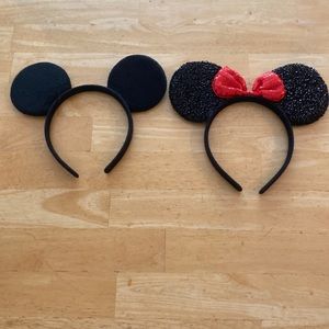 Disney Minnie and Mickey ears. You get both.